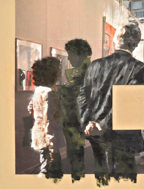 FIAC1 2014 130X100 cm Huile et impression sur toile brute