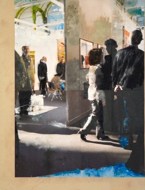 FIAC2 2014 130X100 cm Huile et impression sur toile brute
