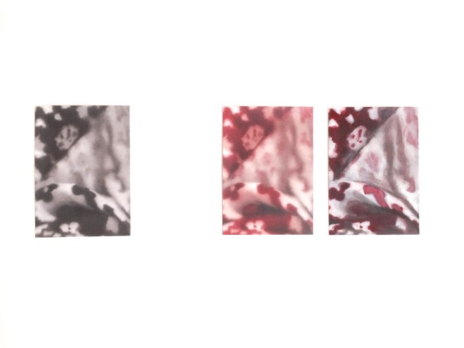 Impression A4 noir et blanc, impression A4 couleur, impression A4 peinte, à partir d'un extrait de l'oeuvre de Gerhard Richter, Betty